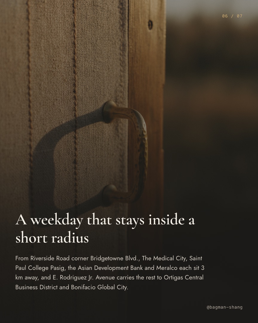 Slide 6: A weekday that stays inside a short radius