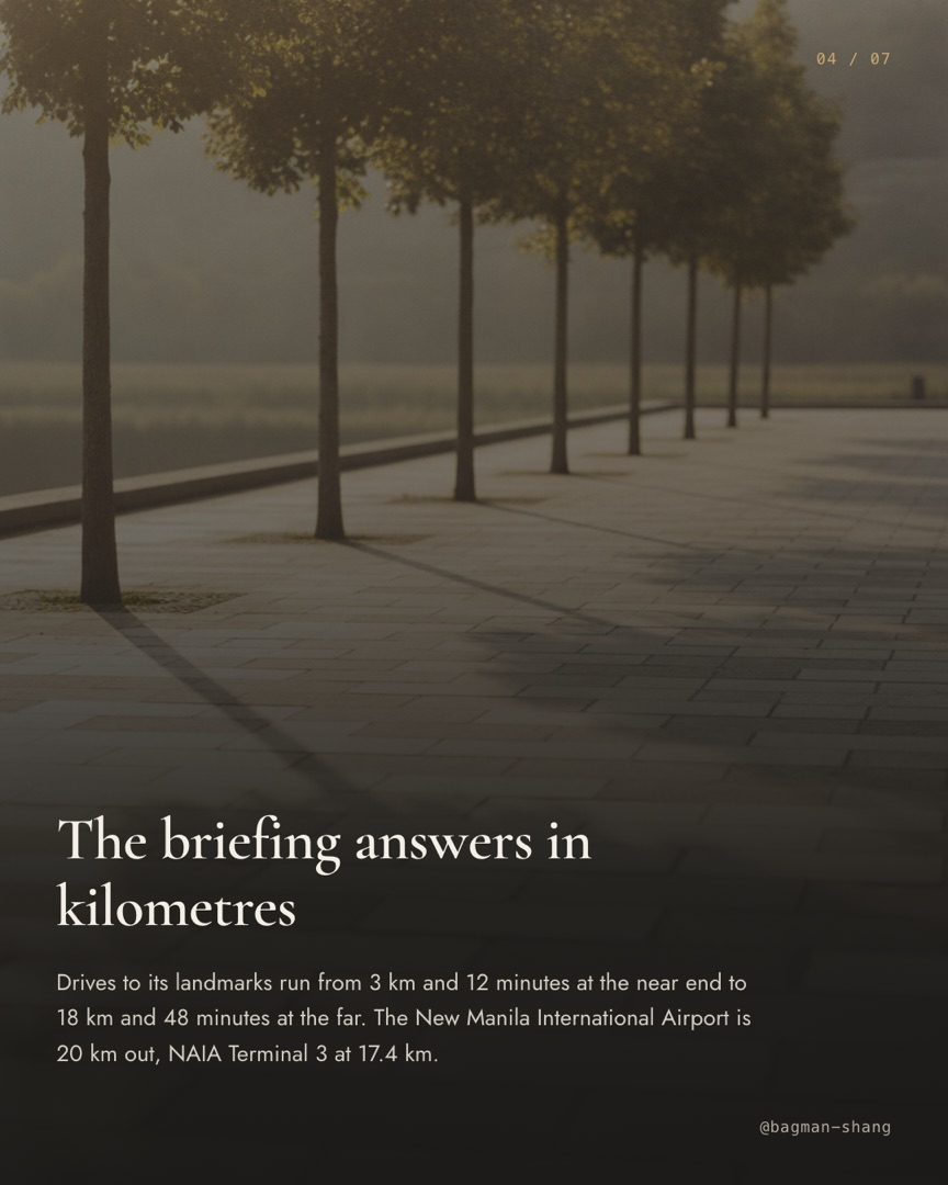 Slide 4: The briefing answers in kilometres